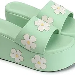 LATEST PUMP HEEL Flower Slipper For Womens And Girls-image-17