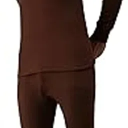 brand - e fashion Oswal Thermal Set for Men| Round Neck Winter Innerwear| Cotts Wool Inner Warmer for Men| Combo of Thermal top and Pajama Set||-picture-30