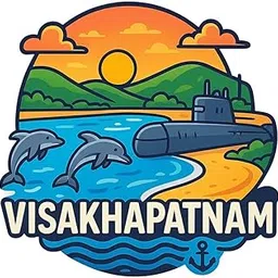 Hello Miniworld Visakhapatnam Fridge Magnet – Sparkle Effect Print with Matte Lamination | 6mm MDF Backing & Round Magnet | Coastal & Naval Souvenir from Andhra Pradesh-picture-14