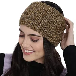 Headband Earwarmers for Winters | Handmade with Woolen Unisex Earwarmer Earmuffs Earcap Earcover Soft Headwrap Warm Winter Accessories-image-99