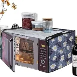 ADVI Microwave Oven Cover for Samsung 28 Litre Convection Microwave Oven (MC28A5013AK/TL, Black /FLOWER PRINT-picture-28