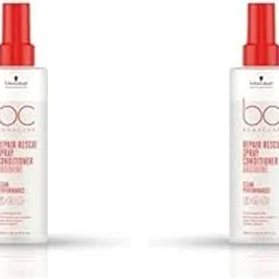 Schwarzkopf Professional Bonacure Repair Rescue Spray Conditioner with Arginine 200ML 200ml (Pack of 2)-image-87