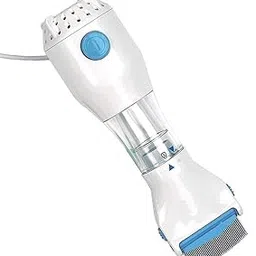 Electrical Chemical Free Head Lice Treatment Removal Comb Head Nits Capture Comb (White Color) image 1