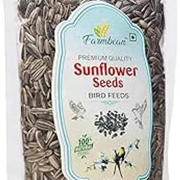 Farmbean Striped Sunflower Seeds for Bird - Bird Food for Conjures Lovebirds Cockatiels African Grey Macaws Cockatoo | All Life Stages (900 GMS)-picture-13