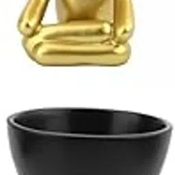 2pcs Succulent Planter Decorative Meditation Figurine Plant Pot Vases-image-98