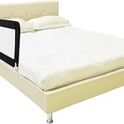ZIKKU Baby Bed Rail Guard for Baby Safety | Cover Half Bed | Portable & Foldable | Single Side Bed Protector (Size: 110x56cms)-picture-41