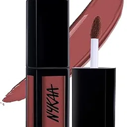 Nykaa Matte to Last Liquid Lipstick (14 Jhumki, Brown)-picture-44