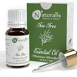 Naturalis Tea Tree Oil for Hair, Acne, Pimples and Scar - Pure and No Dilution Tea Tree Oil - No Solvents - Ideal for Aromatherapy - 15ml-image-33