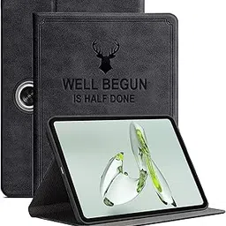 ProElite Cover for OnePlus Pad Go 11.35 inch Cover, Deer Multi Angle Flip Case Cover for OnePlus Pad Go 11.35 inch 2023, Support Auto Sleep Wake, Black-picture-19