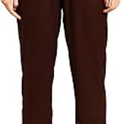 Women Straight Pant Woven Bottom Solid Cotton Flex-image-0