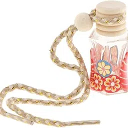 THE STYLE SUTRA® Refillable Charm Empty Glass Perfume Bottle Pendant Car Hanging Decor Red-picture-41