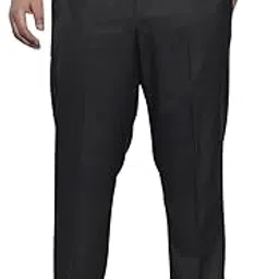 hardsoda by The Indian Garage Co Men Plus Size Regular Fit Self Design Mid-Rise Stretchable Trousers-picture-26