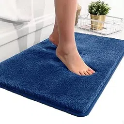RJVT Bath Mat Super Soft Non Slip Mat(40x60 CM) for Door/Kitchan/Home/Bedroom/Blue Pack of 1-picture-18