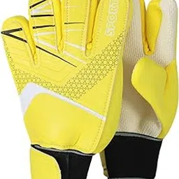 LOOM TREE® Kids Football Goalkeeper Gloves Boys and Girls Sports Supplies Goalie Gloves Yellow | Team Sports | Soccer | Clothing, Shoes & Accessories | Gloves-picture-30