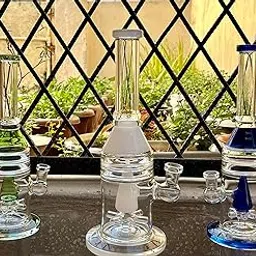 Bong 11" Tall (6 - Arm Percolator bong) Bongsmoke weed Glassbong-picture-14