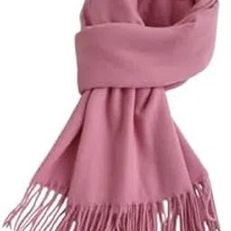 malina Classic Winter Wool Scarf with Fringe Tassels, Red, Warm Knit Stole, Casual Style,Women Winter Stole,Muffler,Shawl 70X180 cm long-picture-21