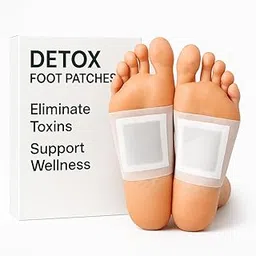 Natural Detox Foot Patch | Bamboo Vinegar Foot Pads for Deep Body Cleansing & Improved Sleep Quality | Herbal Formula – Pack of 5 (50 Patches)-image-45