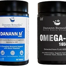 Danann M Multivitamin For Men | Danann Omega EF Tablets Vegan Omega-3 | 3-6-9 Tablets India | Danann Remedies-picture-18