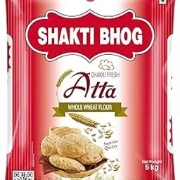 Shakti Bhog Chakki Fresh Atta Whole Wheat Flour 100% Atta 0% Maida 5 Kg-picture-27