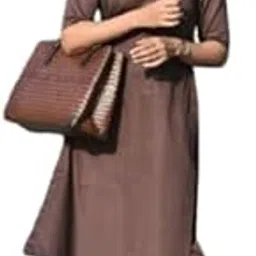 vnhsin Rayon Plain Kurta Pant Set for Women and Girls-picture-46