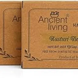 Ancient Living Kasturi Soap Set of 4 (100gms) image 1