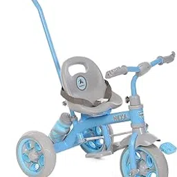 PANDAORIGINALS Nexa With Eva Wheels Kids/Baby Tricycle, Tricycle For Kids 1.5 To 5 Years, Baby Cycle With Bottle Container & Storage Basket With Parental Control (Blue)-picture-22