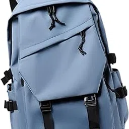 atorse Student Backpack Middle School Chic College Rucksack for School Daily Travel Blue-picture-21