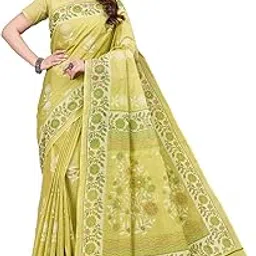 ratan Pure Cotton Printed Mulmul Saree for Women with Blouse Piece-picture-12