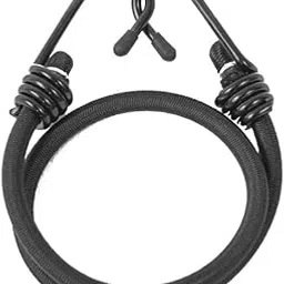 ViaTerra Bungee Cord Tie Down Rope | Adjustable Elastic Motorcycle Luggage Rope with Steel Hooks (4 Feet)-picture-12