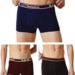 Lux Classic Men's Semi Long Underwear | 100% Super Combed Cotton | Breathable, Light & Comfortable Lux Underwear | Pack of 3 (Color May Vary)-image-44