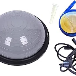 MERISHOPP Half Balance Ball Balance Trainer for Balance Training Fitness Core Strength Gray | Sports Equipment | Outdoor Sports Gear | Exercise Gear-image-97
