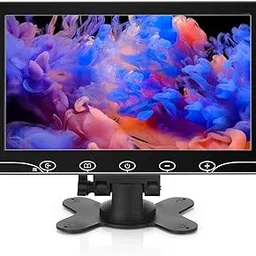 10.1 Inch Small Monitor, Raspberry Pi Screen Built-in Speakers, Mini Display 1024 x 600, 60 Hz, 5ms, IPS Screen Display w/Remote Control, HDMI VGA AV BNC Input, Computer Monitor-picture-19