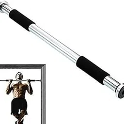 Chin Up Bar/Pull Up Bar For Workout Muscles Building Adjustable Home Gym Door Bar-image-99