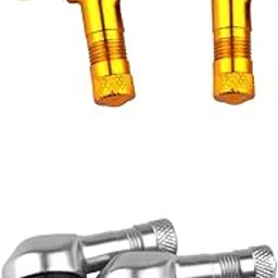 The Style Sutra 90 Degree CNC Aluminum Universal Motorcycle Wheel Valve Stem Golden & Silver|Motors | Parts & Accessories | Car & Truck Parts |2 Pieces/Set Golden Motorcycle Valve Stems-picture-13