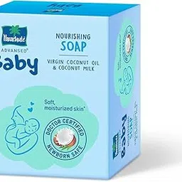 Parachute Advansed Baby Soap for Newborn Babies | Doctor Certified | Ph 5.5 | Virgin Coconut Oil & Coconut Milk | Prevents Dryness | 75gm x 3-image-36