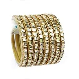 anwar FASHION Kundan Choki Bangles for Girls & Womens (S(2/4))-picture-36