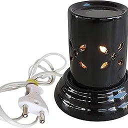 Pure Source India Ceramic Oil Diffuser Electric Small (4.5 inch, Black)-picture-13