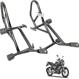 Dhe Best Bike Heavy Duty Leg Crash Guard Engine Frame Leg Guard Compatible with Yamaha FZS V3-picture-51