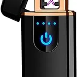 Mabron L125 Electric USB Rechargeable Lighter Windproof Flameless Lighter with Battery Indicator (Upgraded) for Fire, Cigarette, Candle - Outdoors Indoors-image-20