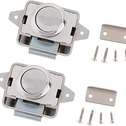 The Style Sutra 2 Sets Push Button Latch Catch Lock for RV Boat Drawer Cupboard Cabinet Door|Motors | Parts & Accessories | RV, Trailer & Camper Parts |2 Pieces Push on Lock Latch-image-76