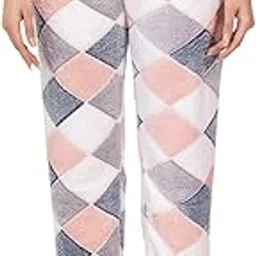 rg by s.s. clothing RG by SS Clothing Winter Wear Causal Wear Soft & Warm Straight Fit Comfortable Lower Wool Fabric Printed Pyjama for Women's and Girls (R-Check-Lower)-picture-36