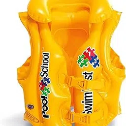 Toyshine Adjustable Deluxe Float Inflatable Swim Vest Jacket for Kids - Mix Color-picture-29