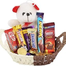 Astonished Retail Chocolate Gift Hamper with Multipurpose Basket|Chocolate Gift Collection|Chocolate Gift To Gift Your Loved Ones On Rakhi, Holi, Diwali, Velentine, Christmas, Birthday, Anniversary, 1-image-2
