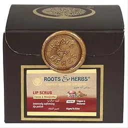 Roots & Herbs Ayurvedic Natural Treatment 100% Vegan No-Paraben No-SLS No-Sulphate No-Paraben Cocoa Manjistha Lip Scrub-image-83