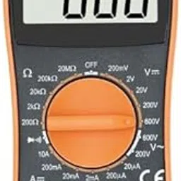 R-TEK Digital Multimeter Voltmeter (2000 Counts TRMS) Smart Electrical Tester Measures Voltage Current Resistance Continuity Capacitance Temperature Frequency Auto Ranging (with battery)-image-27