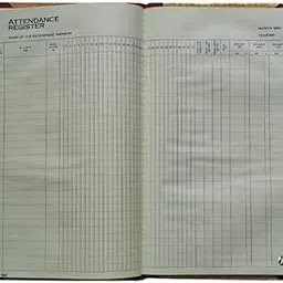 Attendance Register Book, Attendance Tracker Register with Hard Binding Cover for Teachers, Employees & Staff (60 Pages) (1)-picture-11