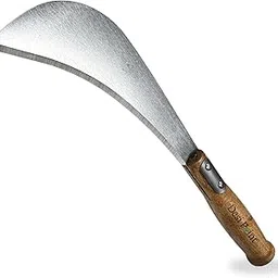 Desi Point Handmade Garden Chopper | Hardened Carbon Steel Blade & Wooden Handle | Sugarcane Cutter (Ganna Cutter), Banana & Branch Cutting Tool-picture-10