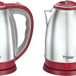 Prestige Stainless Steel 1.5 Litre Kettle 1500-Watts, Red (Pack of 2)-image-11