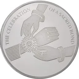 999 Purity Silver 20 Gm Raksha Bandhan Coin-image-29