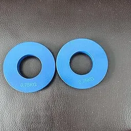 MERISHOPP 2Pcs Barbell Plates Compact Micro Loading Weight Plate Fitness Professionals Blue 0.75kg | Sports Equipment | Outdoor Sports Gear | Exercise Gear-image-62